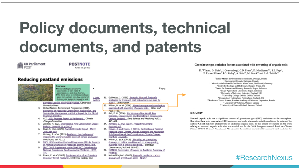 expanding what the Research Nexus covers