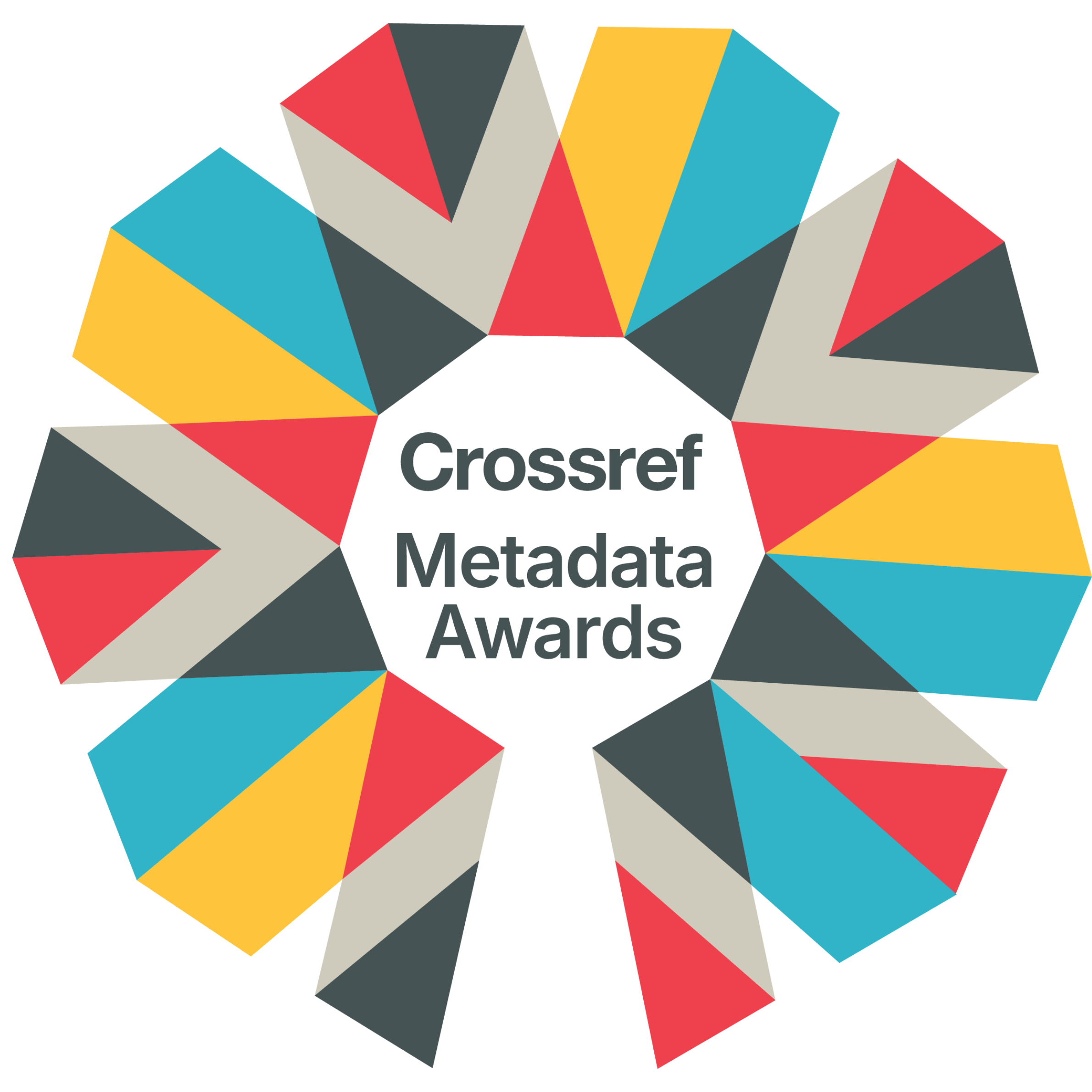 image with award icon and reads Crossref Metadata Awards